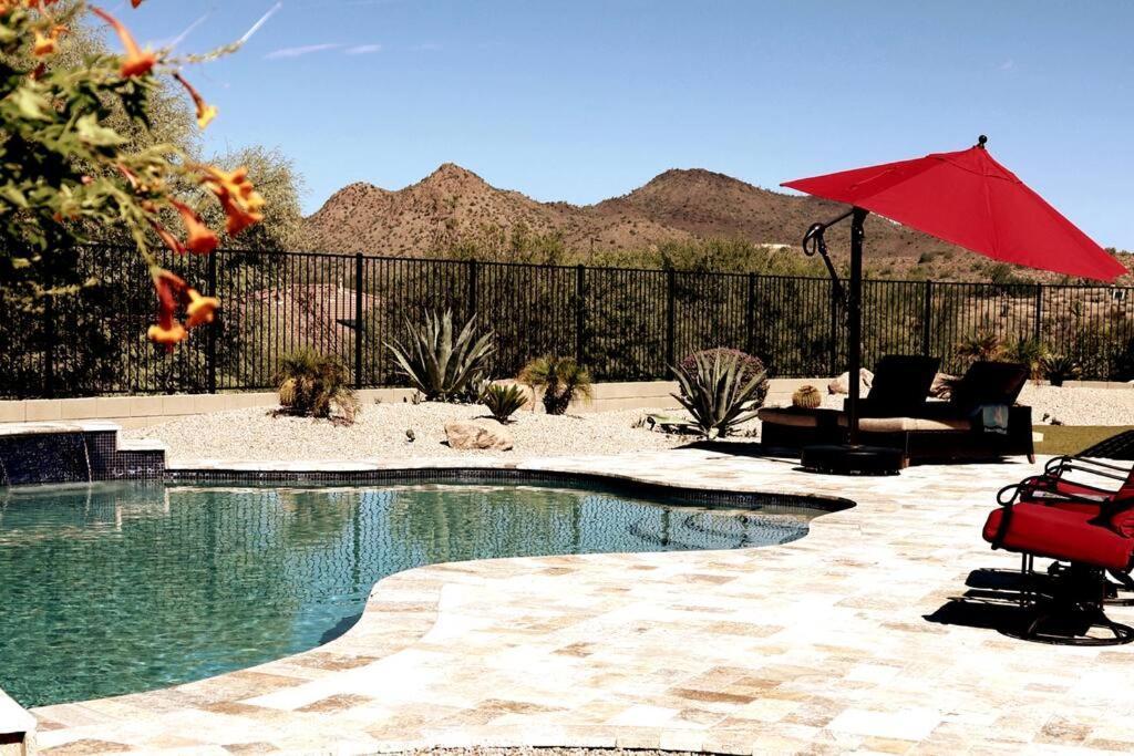 Phoenix Home With Heated Pool, Desert Views & Hot Tub Anthem Exterior foto